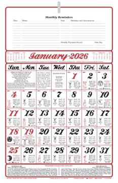 Americas Original Old Fashioned Almanac Calendar for Gardeners Farmers and City Folk - B1A11